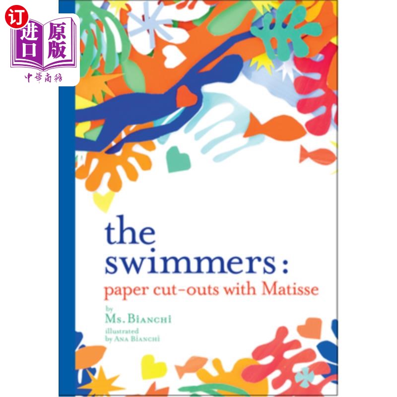 海外直订the swimmers: paper cut-outs with matisse 游泳运动员