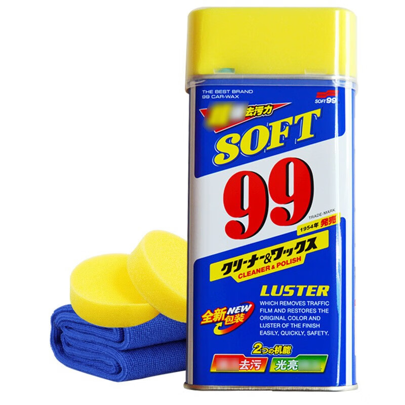 soft99 光辉水蜡液体蜡 去污蜡 抛光蜡 汽车蜡 五金家居卫浴清洁