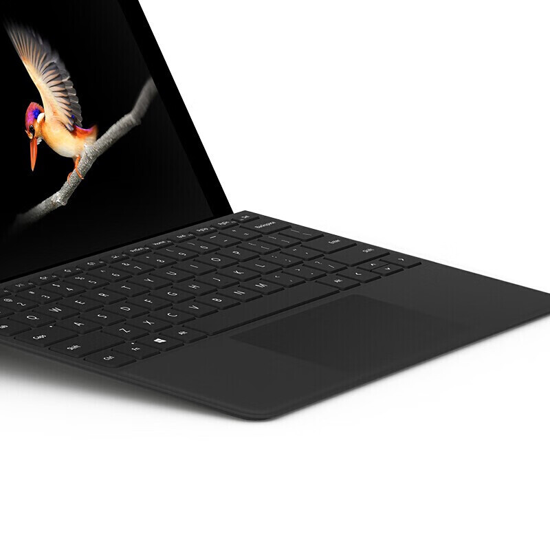 微软Surface Go 2 专业键盘盖键盘盖10英寸原装键盘DW13A Surface Go 典雅黑键盘 官方标配