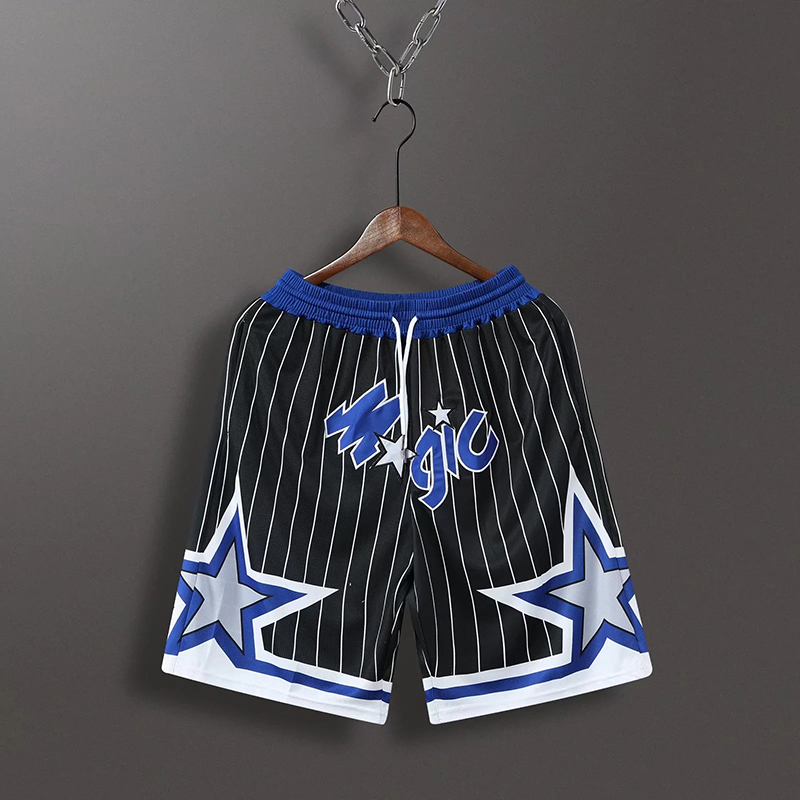 疯肆宽松运动汤普森篮球短裤wd训练透气速干kt高街美式男 sy魔术刺绣