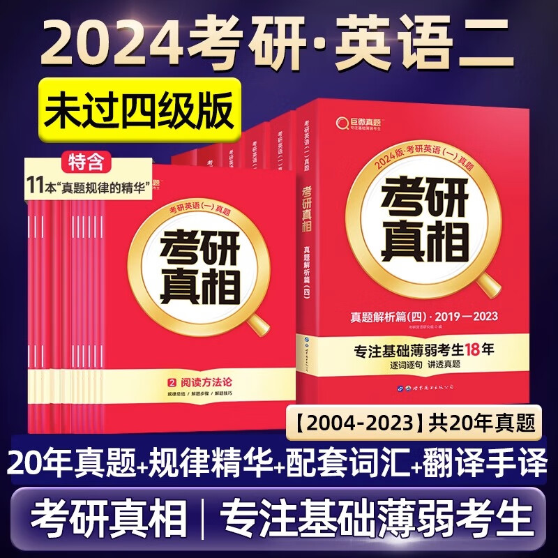 【升级11本规律精华】2024考研真相英