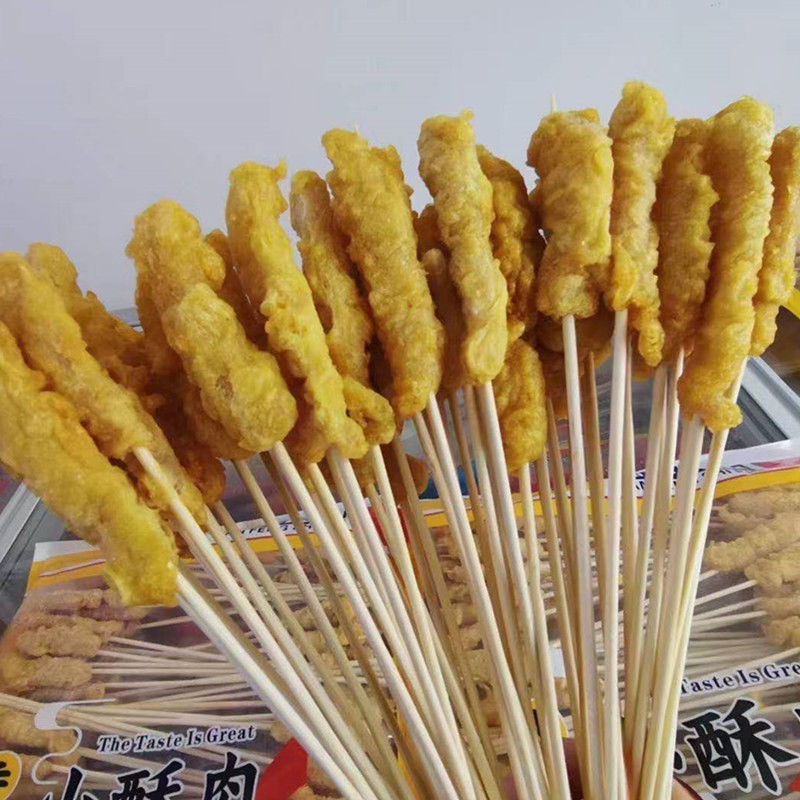 多种烤肉串冷锅炸串鸭肠鸭胗鱿鱼牛肉冷冻半成品 小酥肉(10把/100串)