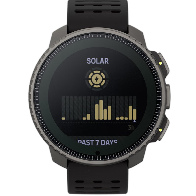 頌拓（SUUNTO）Vertical 越野競速表跑步定位心率血氧戶(hù)外運動(dòng)智能手表 原力黑