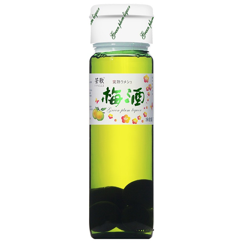 日式青梅子酒柚子利口酒低度微醺含梅子女士果酒 芳歌完熟梅酒750ml
