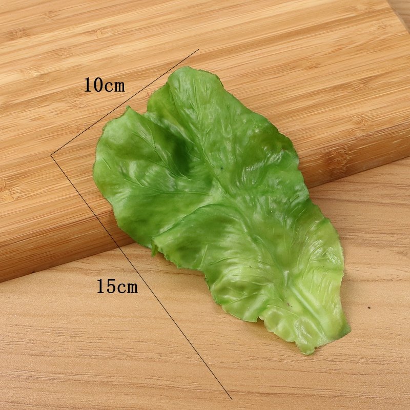 杠丝创仿真蔬菜模型生菜叶防水青菜叶片食物食品摆件店铺农家乐拍摄