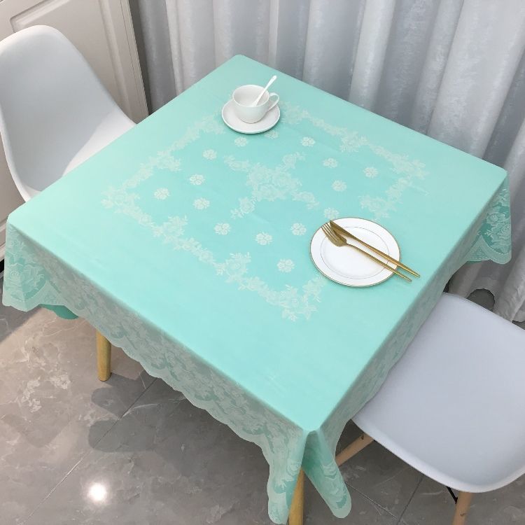 维塔维拉方桌布防水防油免洗田园家用八仙桌台布麻将桌布pvc塑料餐桌