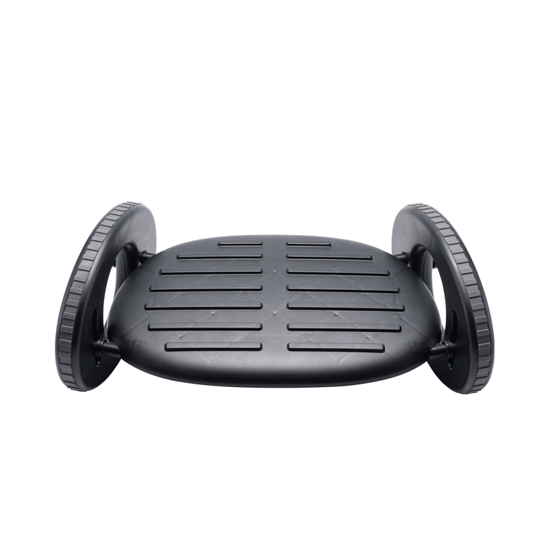 好尔办公室脚踏桌下垫脚凳防翘二郎腿神器踩脚蹬放腿脚踏板沙发摇摆搁脚凳 黑色