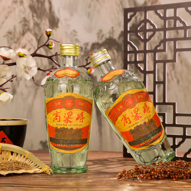 93年53度高粱醇高粱酒纯粮食老酒80年代窖藏整箱老酒白酒 整箱12瓶