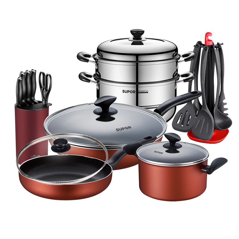 �ղ�����SUPOR��  ����������װ��ճ������װ����ȫ�׳�������������¯ȼ��ͨ�� �����ס���+��+��+��+��+���ס� 649Ԫ