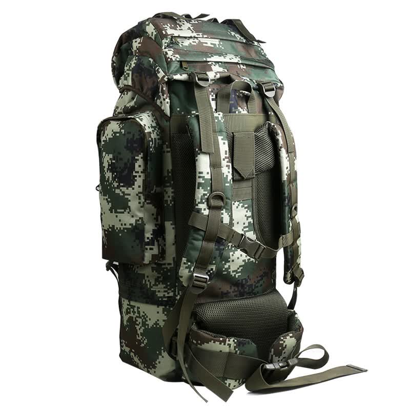 川君行 65l大容量单兵背囊携行具战备背包军迷户外用品野营徒步登山包