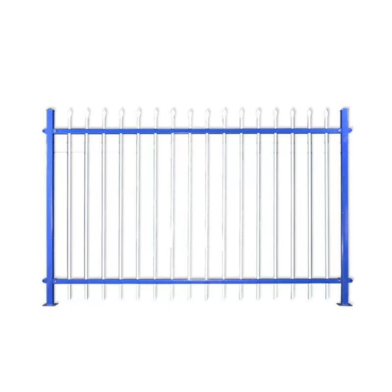 株洲锌钢围墙护栏小区户外铁艺栅栏别墅工厂庭院隔离防护栏铁栏杆 1