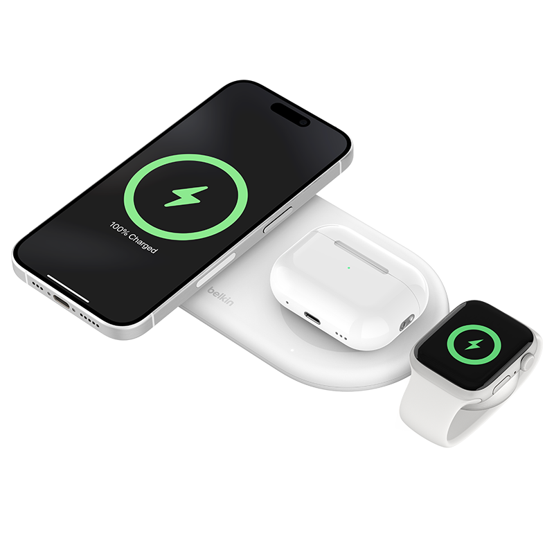 ������BELKIN��ƻ�����߳���� Qi2��֤�������߿�� iPhone15W��� ����MsgSafe���ٳ�� ���ʽ����һ WIZ022�� 526Ԫ