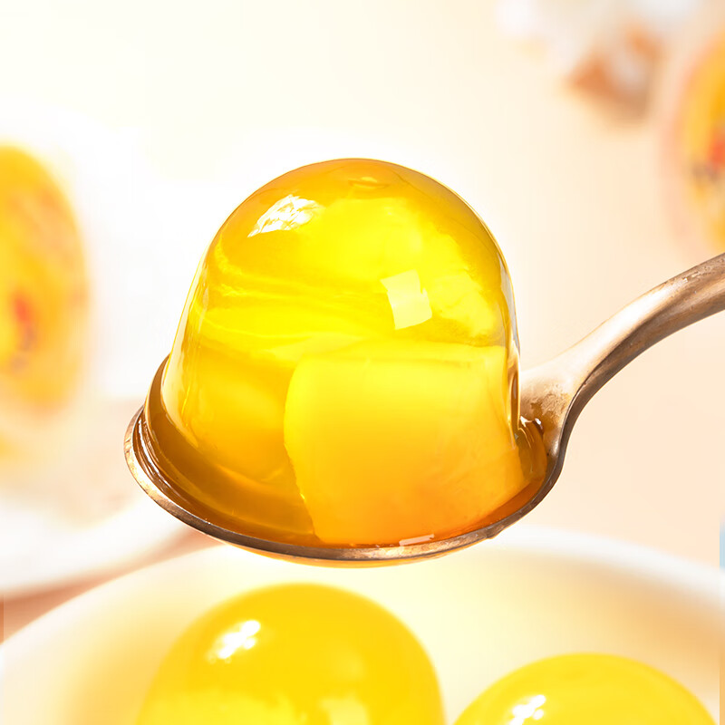 hywlkj黄桃果肉果冻630g 量贩大果粒 休闲零食下午 蜜桔果肉果冻990克