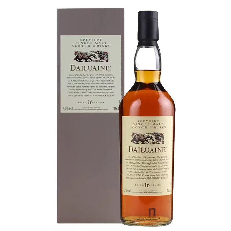 格兰格兰洛希10年帝亚吉欧花鸟系列英国进口洋酒威士忌700ml  大昀16年 700mL