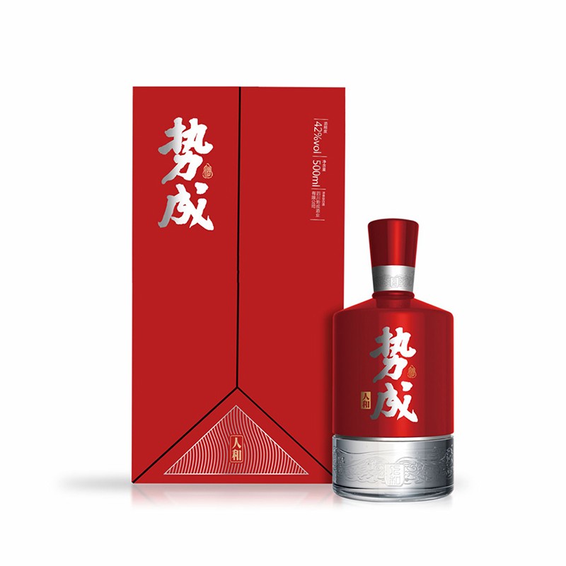势成·人和酒 宜宾匠心纯粮 浓香型白酒 42度  42%vol 500mL 1盒