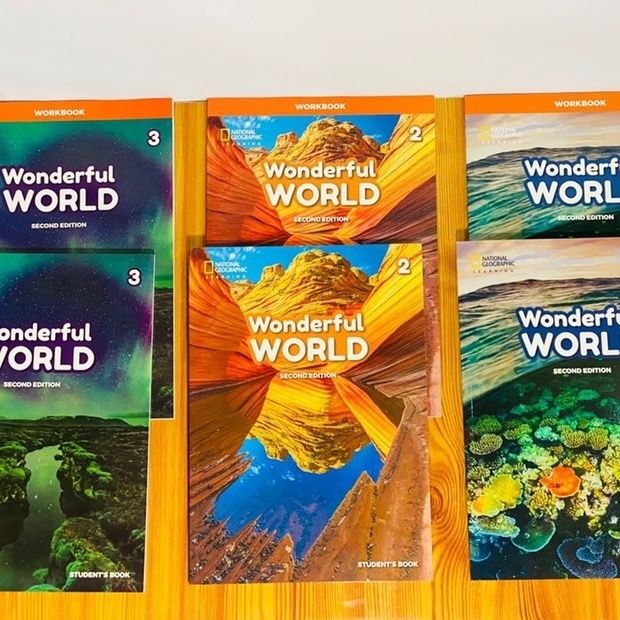 原版高品质Wonderful World 1-6缤纷世界 美国赠音频视频