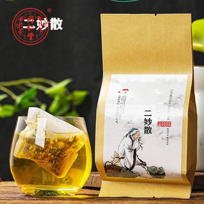 北京同仁堂苍术黄柏二妙散中材仓术黄柏二妙汤调理湿气黄柏仓术各15克