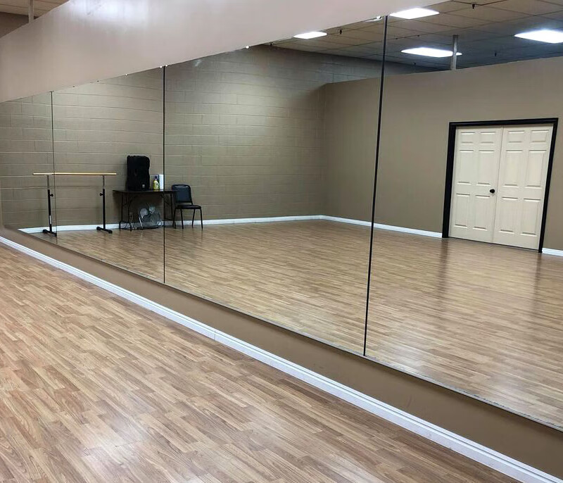 俏尚美 舞蹈室镜子贴墙玻璃大镜家用跳舞教室瑜伽健身练功房拼 高180*