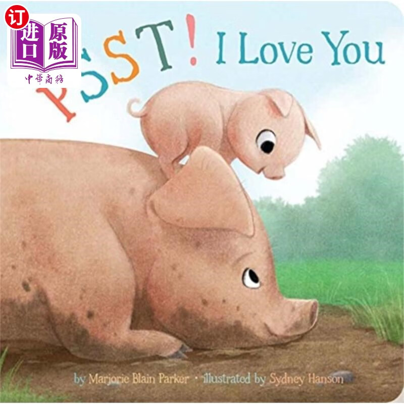 海外直订psst! i love you 嘘!我爱你