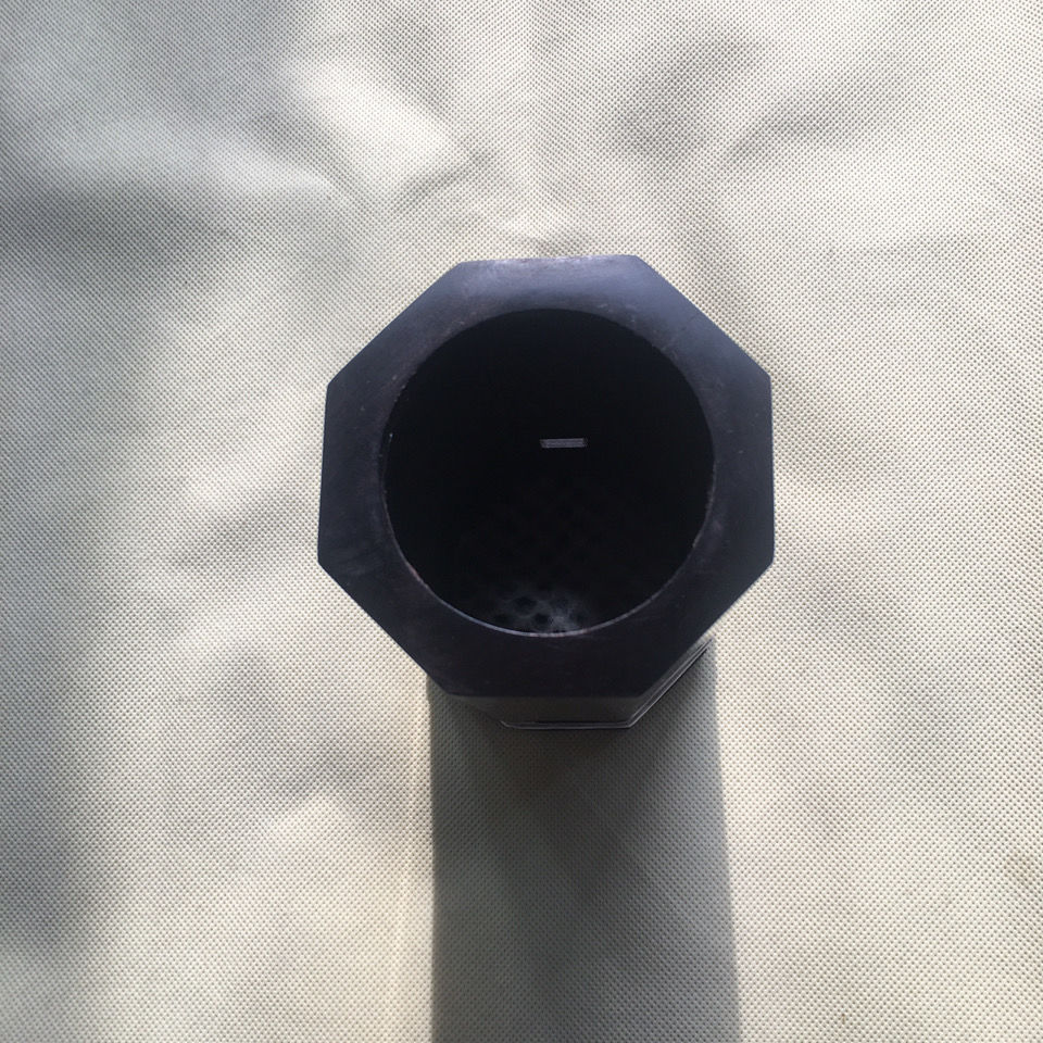 黑檀曲胡筒河南曲胡乐器配件黑乌蛇皮坠琴筒精制黑檀曲胡筒坠琴筒