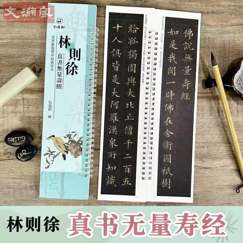 林则徐 真书无量寿经 近距离临摹字帖练字卡 小楷楷书书法初学入门毛笔练字帖 弘蕴轩