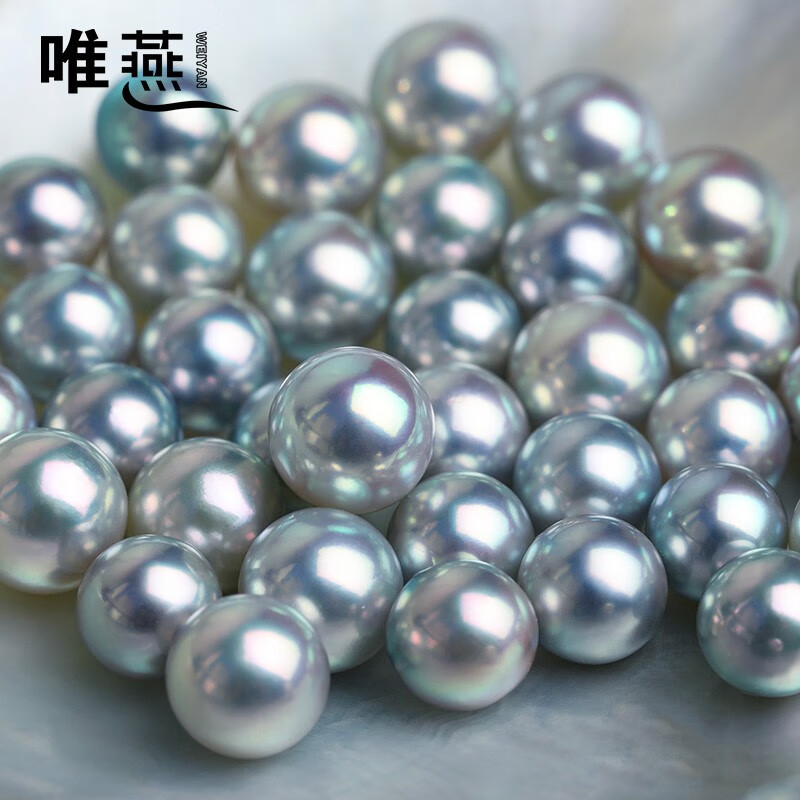 珍珠单珠黑色不含配件可定制成品 对应编号的裸珠图片请看商品介绍