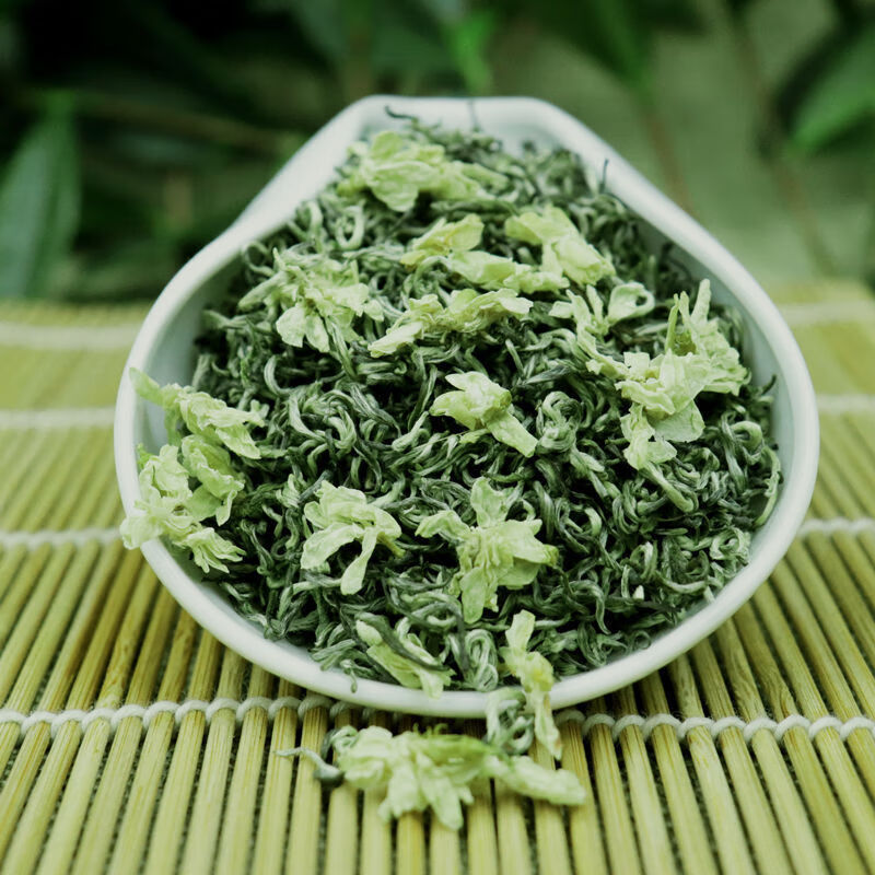 碧潭飘雪 四川茉莉花茶飘雪浓香型碧潭雅安高山云雾蒙顶新茶叶散装250