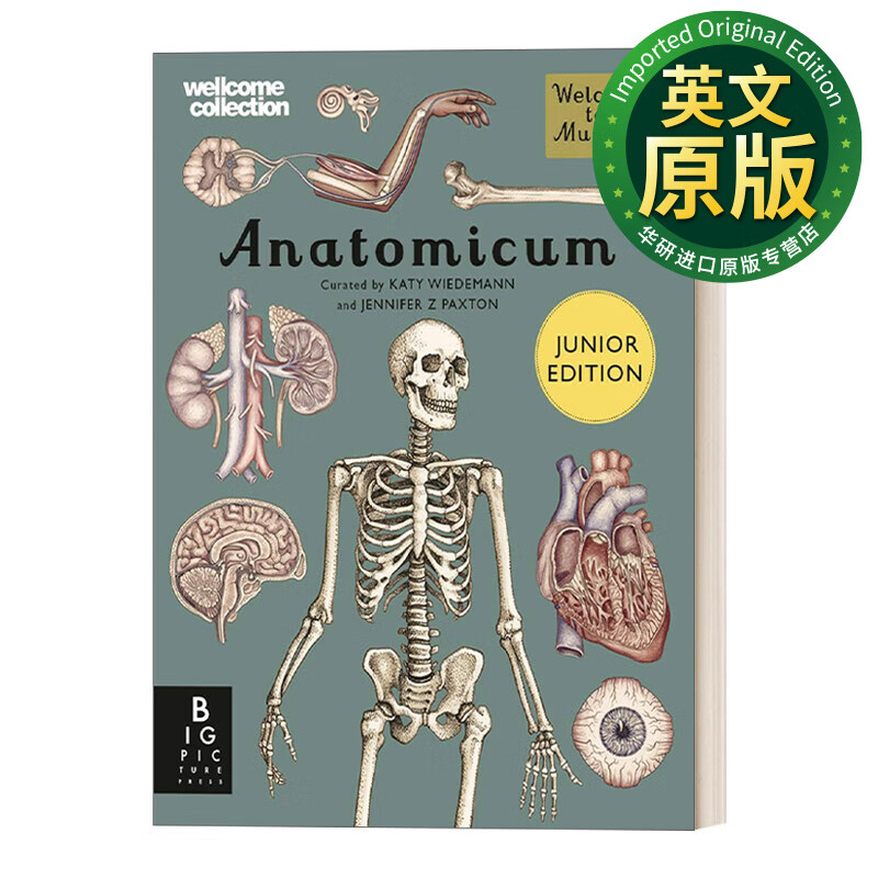 anatomicum junior 英文原版 欢迎来到博物馆系列 解