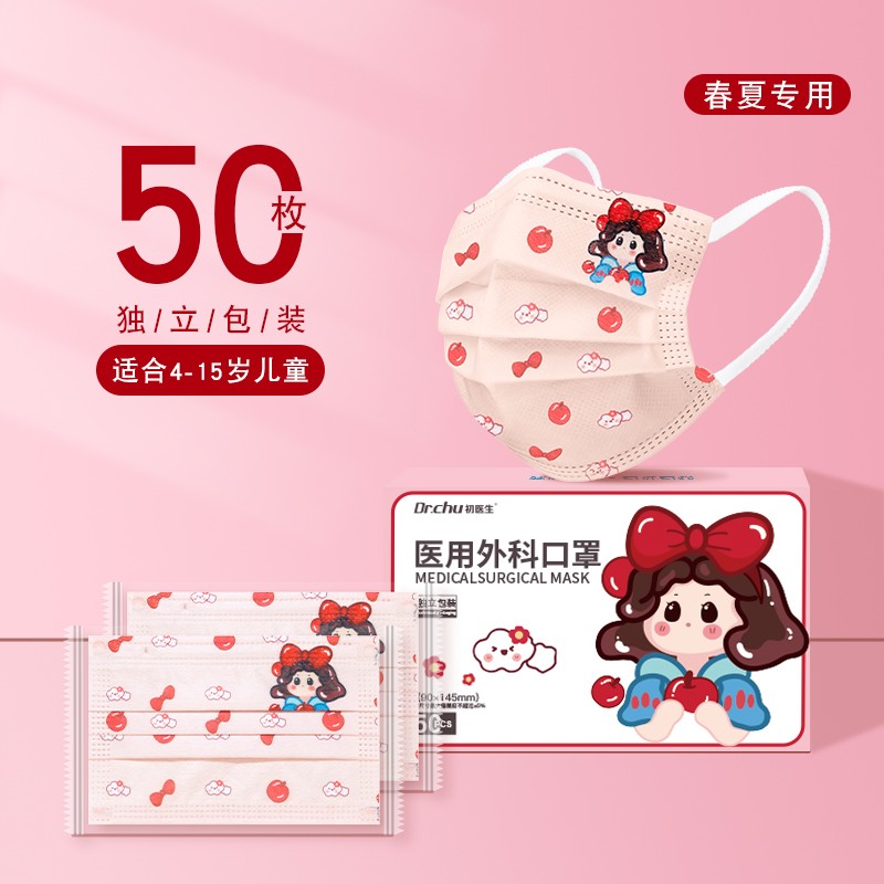 Dr.Chu初医生儿童医用口罩,品质保证!