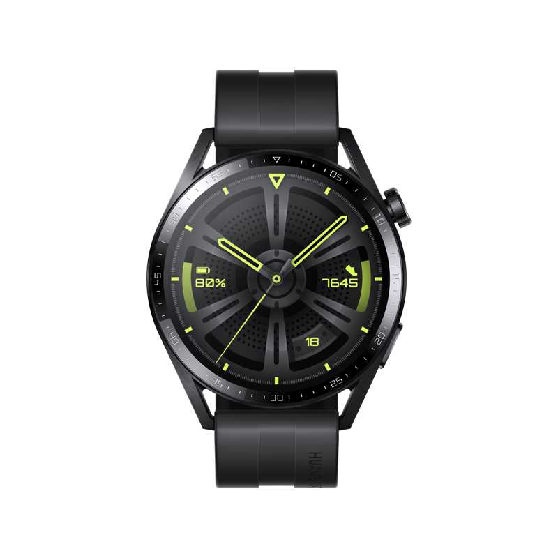 华为HUAWEI WATCH GT3 华为手表 运动智能手表 两周长续航/蓝牙通话/血氧检测 活力款 46mm 黑色