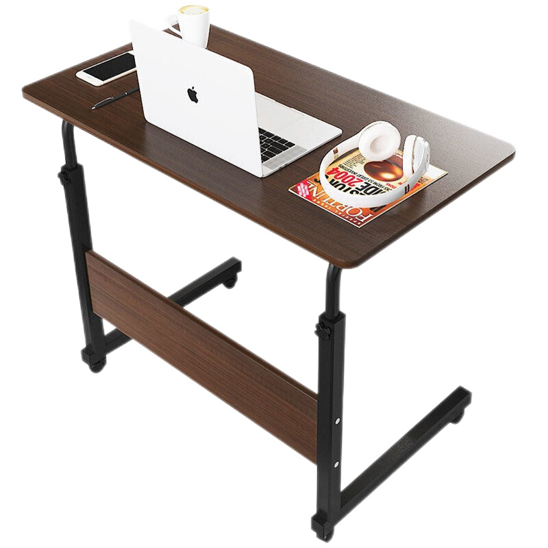 古雷诺斯 地下学生床上桌家用懒人桌伸缩可移动易装男生女生沙发桌写字桌台式在家桌子 N688-18-移动电脑桌