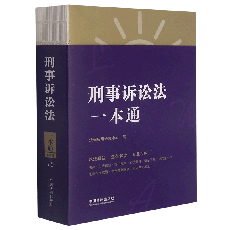 刑事诉讼法一本通