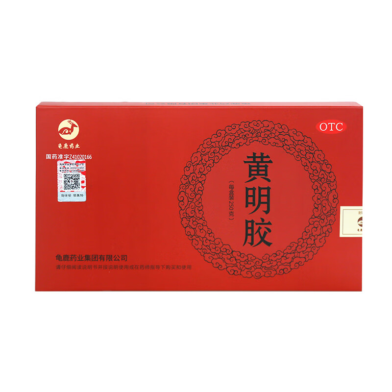 龟鹿药业 黄明胶 250g 滋阴润燥 养血止血 用于体虚便秘 250g*1盒