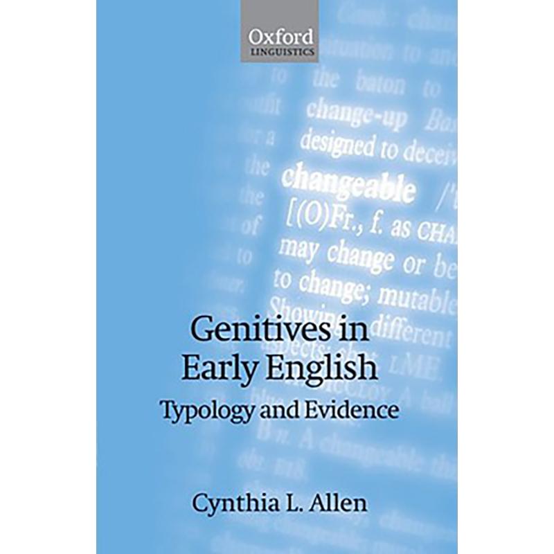 预订 genitives in early english: typology and eviden