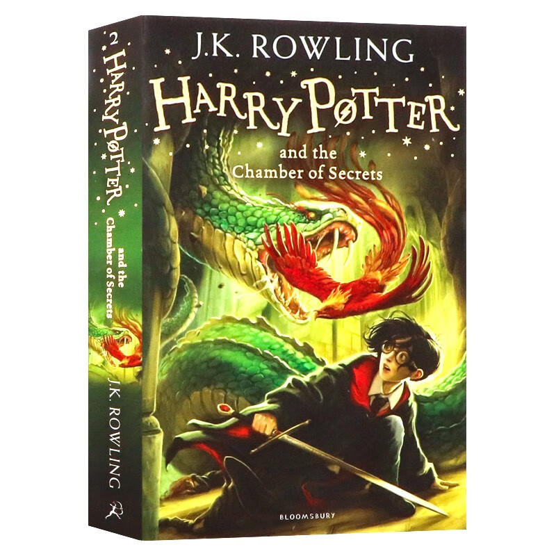 哈利波特与密室 英文原版小说 Harry Potter and Chamber of Secrets 2  JK罗琳 英文原版电影原著小说进口书籍读物
