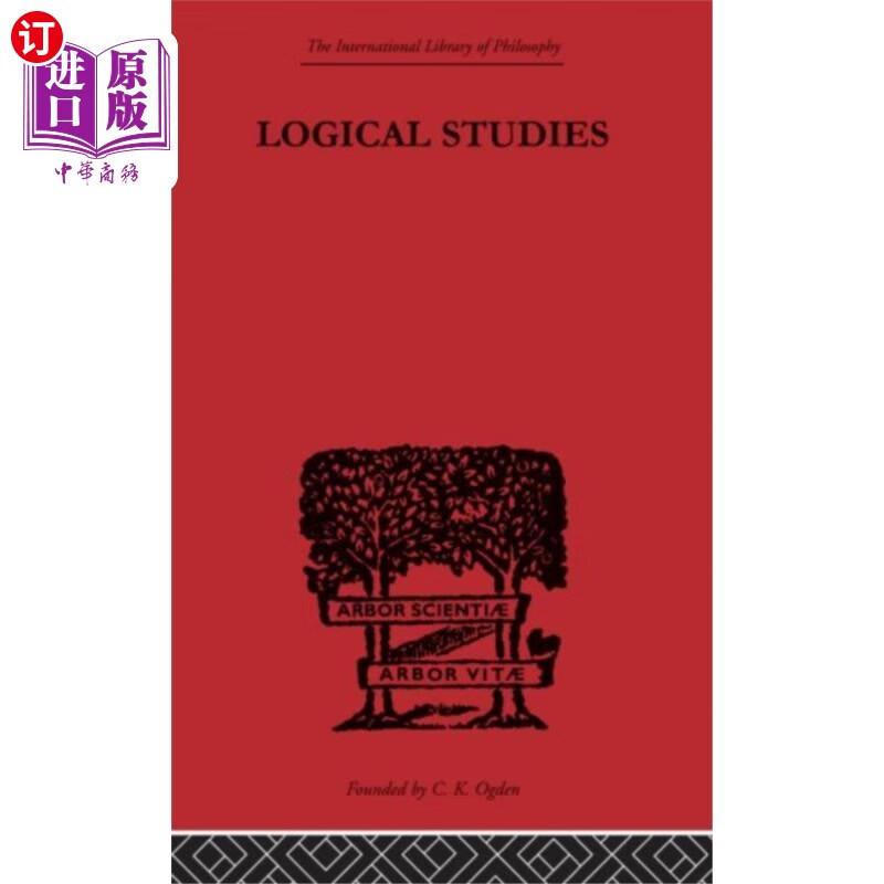 海外直订Logical Studies 逻辑研究