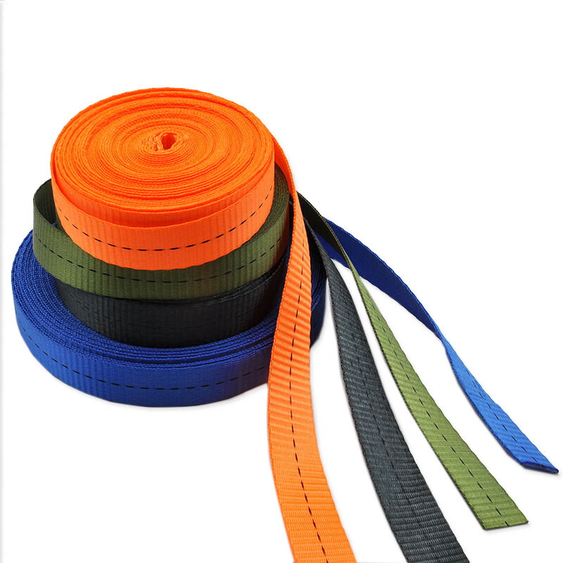 绳子捆绑高强涤纶织带绑带绳打包带马扎绳捆绑带拖车绳 2.5cm军绿涤纶织带：10米