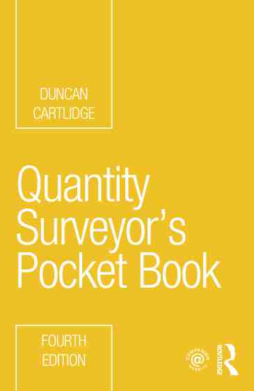 预售 按需印刷 quantity surveyor s pocket book