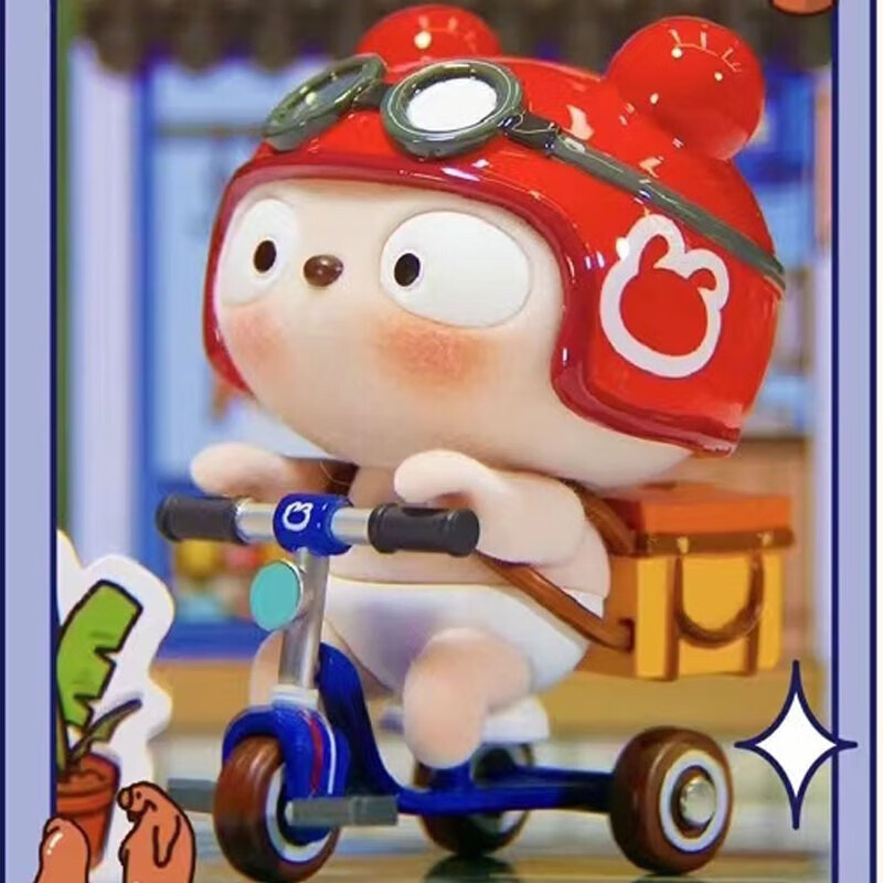 rosaceae冷兔宝宝中华美食盲盒手办桌面摆件玩具生日礼物