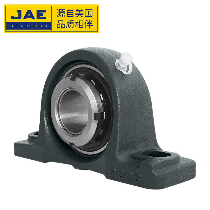捷艾易jae轴承 带立式座紧定套锁紧式外球面轴承ukp312系列 ukp312[不