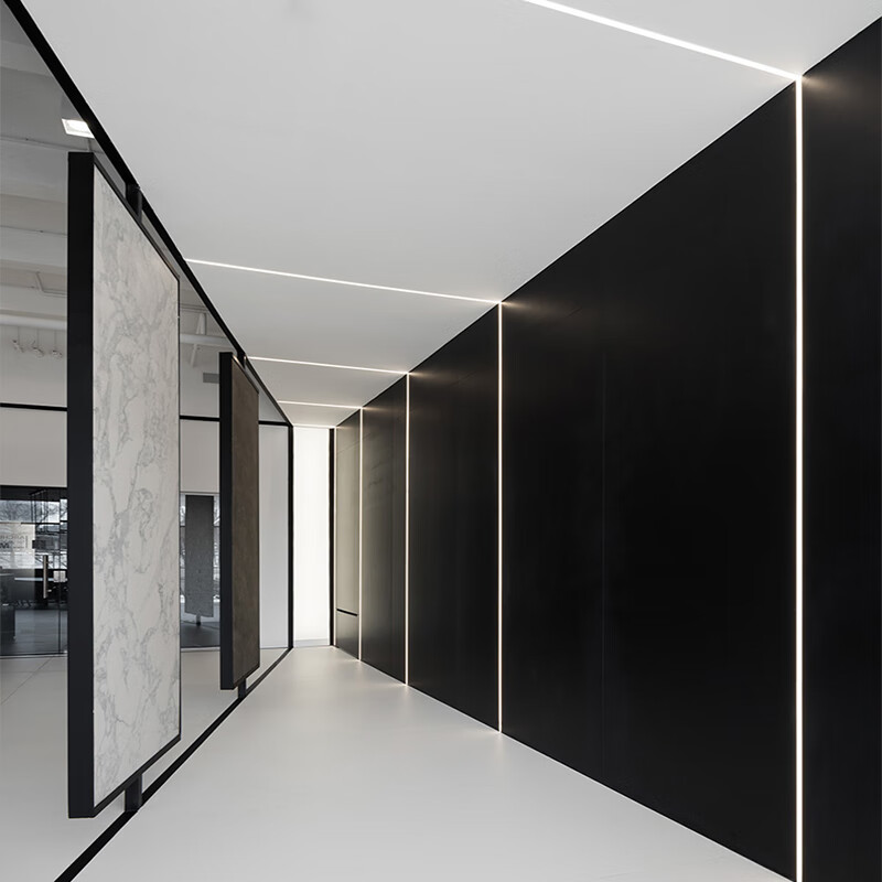 卡心无边框led线条灯灯带嵌入式隐藏线性线形灯客厅无主灯低压12v 24v