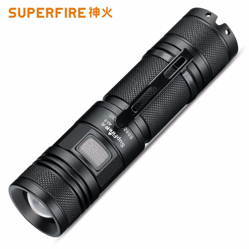 supfire神火a2-s小迷你便携手电筒强光可充电超亮户外远射led灯a2小