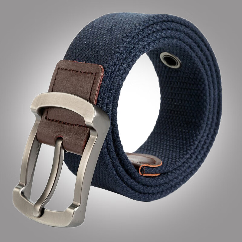 ak army战术皮带男女通用针扣皮带休闲编织带孔韩版工装裤帆布军事