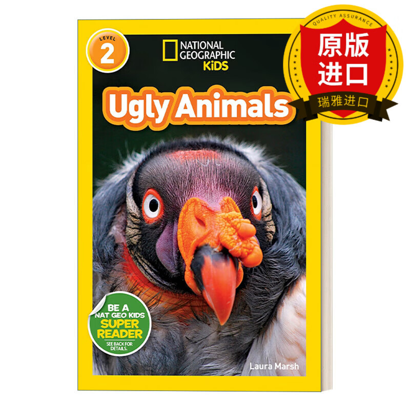 animals 国家地理儿童分级读物第2级 丑陋的动物 英文版 进口英语原版