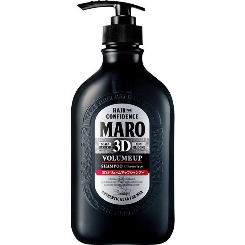 MARO 摩隆 去屑男士洗发水 3D蓬松型 460ml