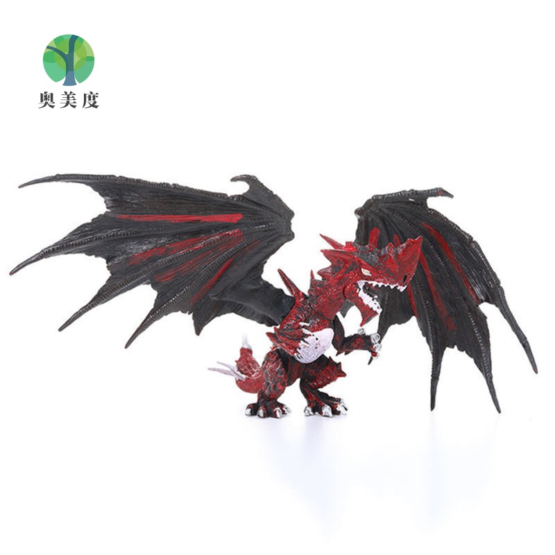 定制飞天翼龙模型恐龙玩具仿真动物儿童侏罗纪霸王龙飞龙翼龙4d塑料