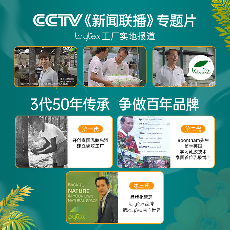 laytex 泰国原产进口天然成人乳胶枕头94%乳胶透气按摩释压乳胶枕芯 按摩标准款一对装（原装枕套*2）