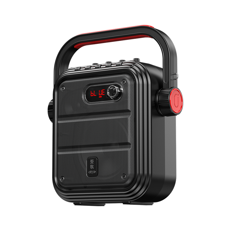 愛歌TX02網(wǎng)紅戶外k歌廣場舞音響自帶聲卡直播一體機唱歌機手提便攜式無線藍牙音箱低音炮家用ktv高音質(zhì) 直播聲卡版+2支U段充電話筒