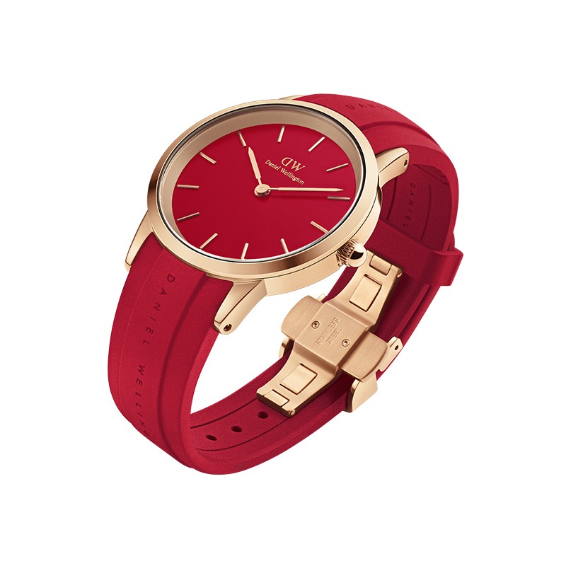 丹尼尔惠灵顿（DanielWellington）[部分爆品5折]DW手表本命年鸿运骐骥红石英腕表生日礼物送女友 40MM男款-DW00100502
