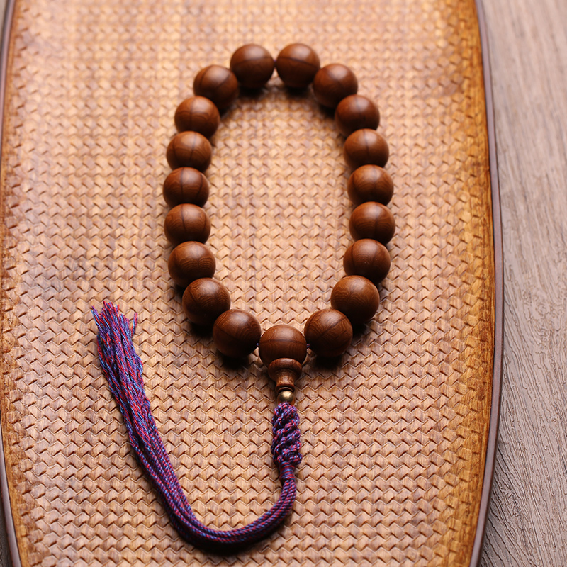 kerla五台山老料六道木降龙木佛珠手串十八籽手持男女文玩木 18颗手持